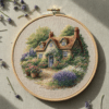 close-up-cross-stitch-picture-house-garden