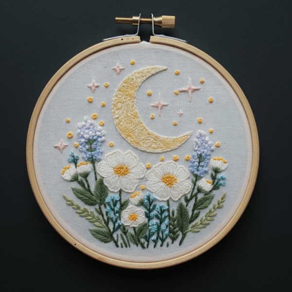 embroidery-crescent-flowers-black-surface