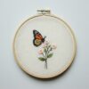 embroidery-butterfly-white-background-pink-flowers