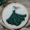 close-up-embroidery-woman-green-dress