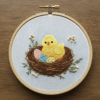 close-up-cross-stitched-picture-bird-nest