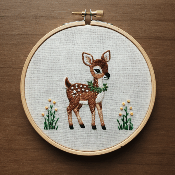 close-up-cross-stitched-picture-deer-3
