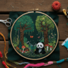 close-up-cross-stitched-picture-panda-bear