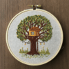 close-up-cross-stitched-picture-tree-house-2