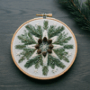 close-up-cross-stitched-picture-pine-cones-pine-needles