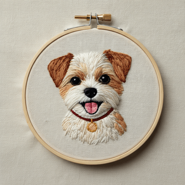 close-up-dog-embroidered-hoop-red-collar