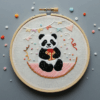 close-up-embroidery-panda-bear-moon