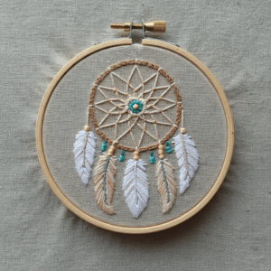 close-up-embroidery-hoop-bead