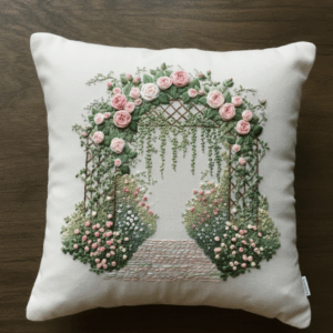 close-up-pillow-garden-scene