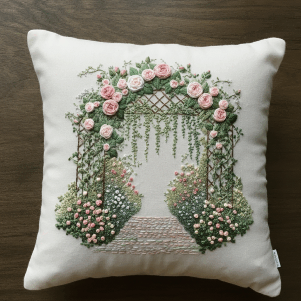 close-up-pillow-garden-scene