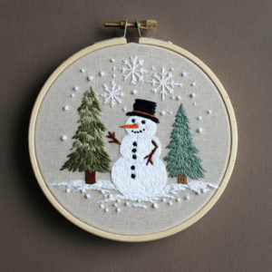 close-up-snowman-hat-top-hat