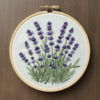 bunch-lavender-flowers-white-background