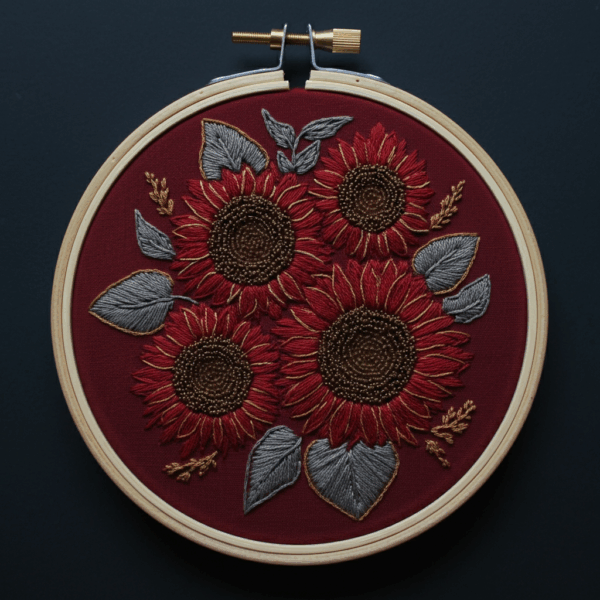 bunch-sunflowers-leaves