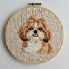 arafed-dog-pink-bow-its-head-hoop