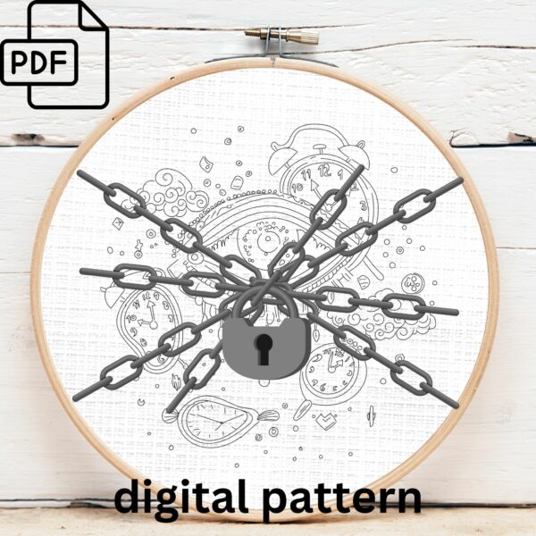 close-up-clock-chains-lock-12
