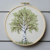 embroidery-birch-tree-green-leaves-white-wall