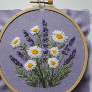 embroidery-bouquet-flowers-purple-cloth
