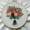 embroidery-bouquet-flowers-white-cloth