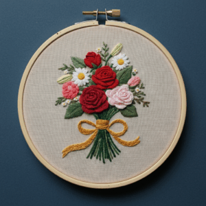 embroidery-bouquet-flowers-ribbon-hoop-4