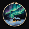 embroidery-cabin-snow-aurora-light