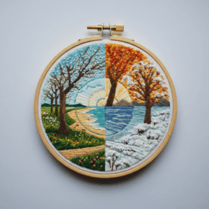 embroidery-landscape-trees-lake-middle