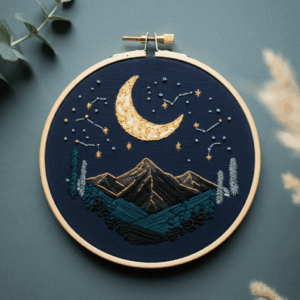 embroidery-moon-mountains-stars-crescent