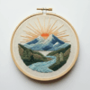 embroidery-mountain-scene-river-sun