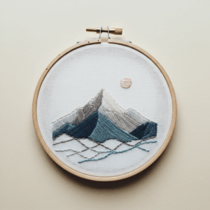 embroidery-mountain-moon-sky