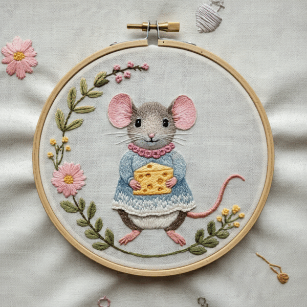 embroidery-mouse-sweater-piece-cheese