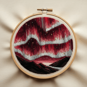 embroidery-red-white-aurora-bore-wooden-hoop