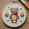 embroidery-teddy-bear-bees-honeycombs-wooden-surface-2