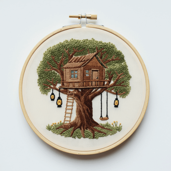 embroidery-tree-house-ladder-lantern