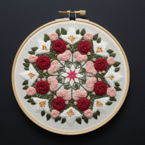 embroidery-circular-design-roses-leaves