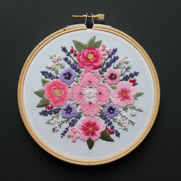 embroidery-floral-design-hoop-hanging-wall-2