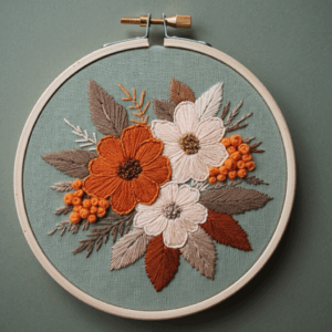 embroidery-floral-design-hoop-hanging-wall-5