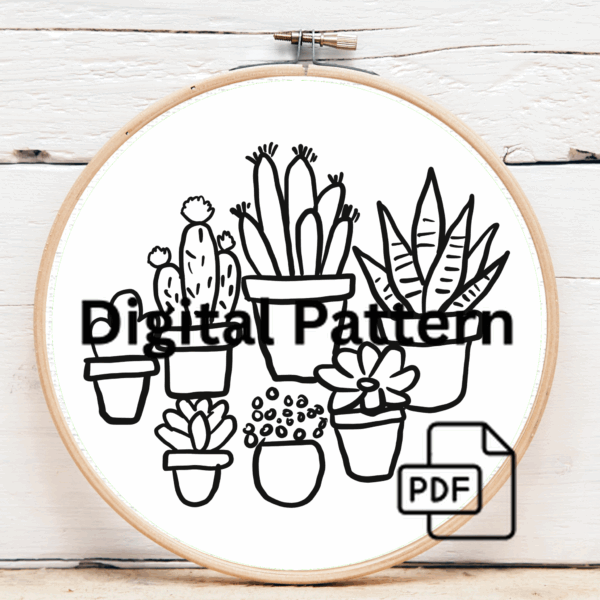 close-up-cross-stitched-picture-group-cactuses