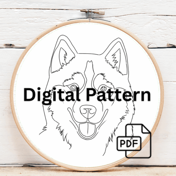 close-up-cross-stitched-picture-husky-dog