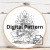 close-up-cross-stitched-picture-tree-white-flowers