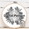 close-up-cross-stitched-picture-pine-cones-wheat-2