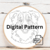 close-up-dog-embroidered-hoop-flowers