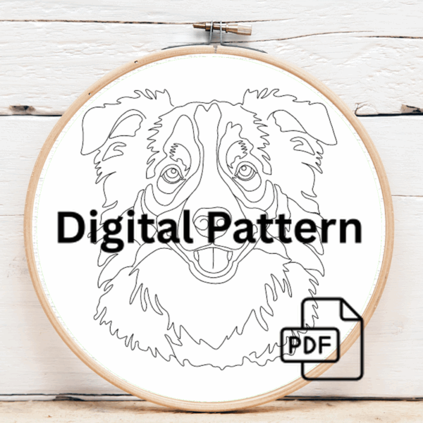 close-up-dog-embroidered-hoop-flowers