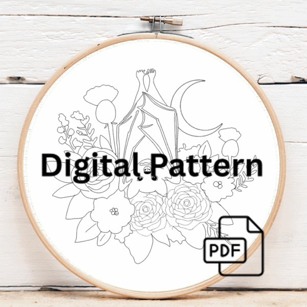 close-up-embroidery-bat-flowers-crescent