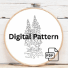 close-up-embroidery-flower-wooden-surface