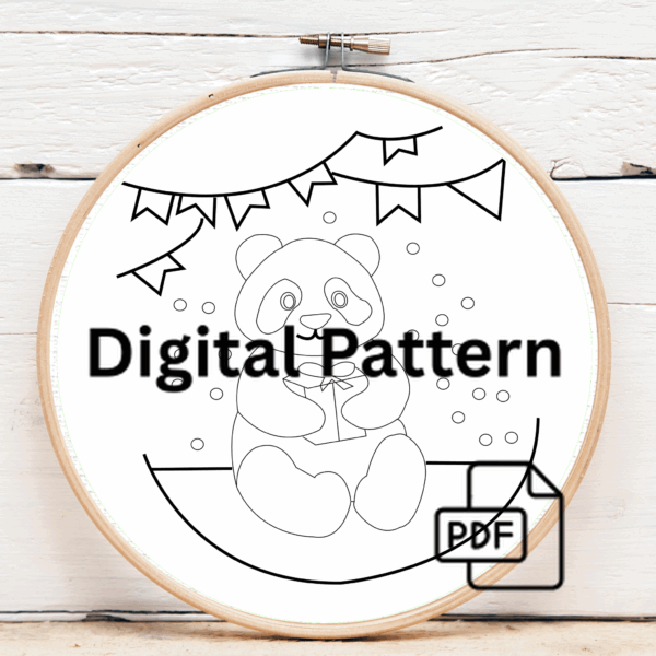 close-up-embroidery-panda-bear-moon