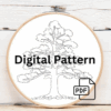 close-up-embroidery-tree-wall