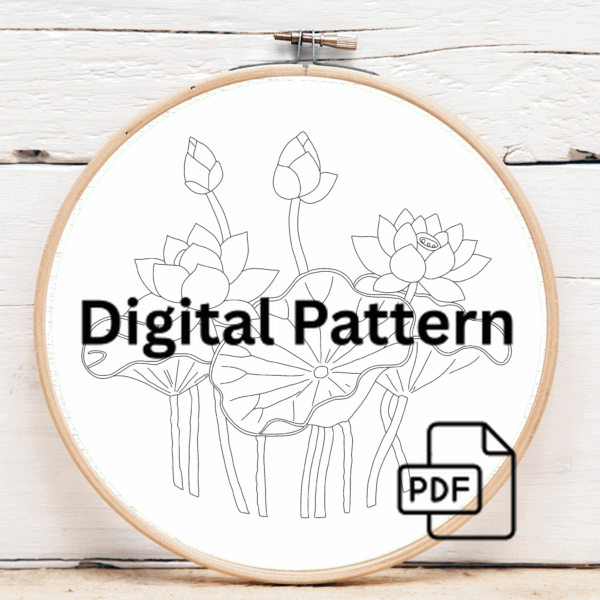 close-up-embroidery-pink-flowers-white-surface