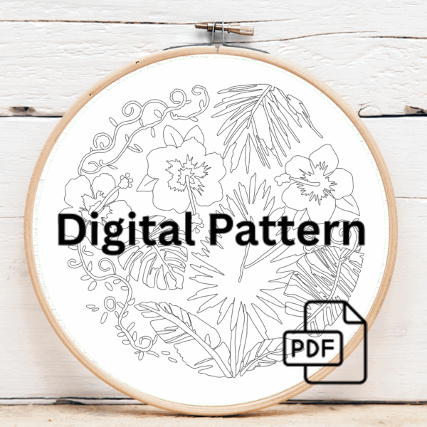 close-up-embroidery-blue-surface-flower