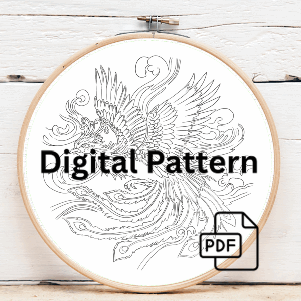 close-up-embroidery-bird
