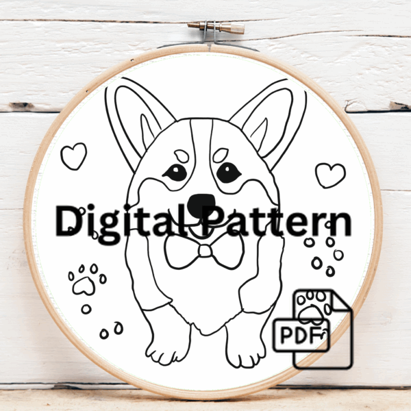 close-up-embroideryed-dog-bow-tie