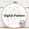 close-up-embroideryed-hoop-needle-thread